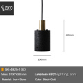 Modern Black Stone Pendant Lamp For Dining Room